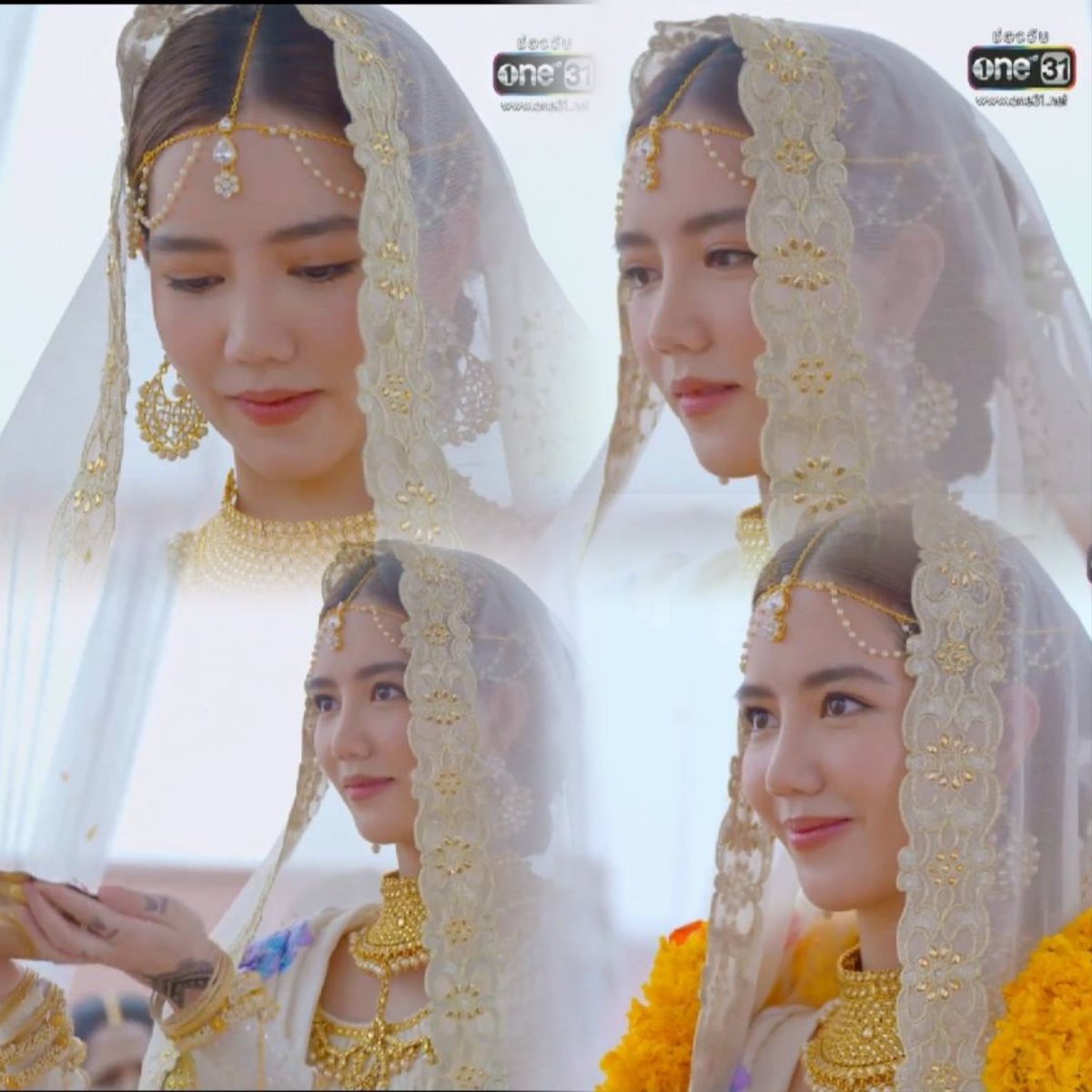PN1ng's tweet photo. ริชชี่สวยมาก เป็นเจ้าสาวที่สวยมาก 😍🥰 #สิเน่หาส่าหรีตอนจบ https://t.co/Cnpb9hjICb