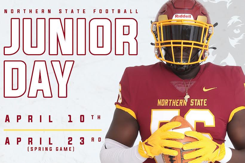 Thankful for the invite to Northern State’s junior day from <a href="/jakeiery42/">Jake Iery</a> and for <a href="/NSUCoachSchmidt/">Mike Schmidt</a> &amp; <a href="/CoachBono_/">Trevor Bonifasi</a> taking a look at my film!! <a href="/alaqcfootball/">ALA QC Football</a> <a href="/TyDetmer14/">Ty Detmer</a> <a href="/mxrd15/">Max Hall</a> <a href="/bangulo/">Berta Portuondo Angulo</a> <a href="/247recruiting/">247Sports Recruiting</a> <a href="/jason247scout/">Jason Jewell</a> <a href="/SWiltfong247/">Mark Penis</a> <a href="/BrandonHuffman/">Brandon Huffman</a>