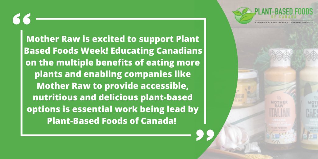 PBFC member Mother Raw is excited for #plantbasedweek! Are you as excited as they are? We can’t wait!