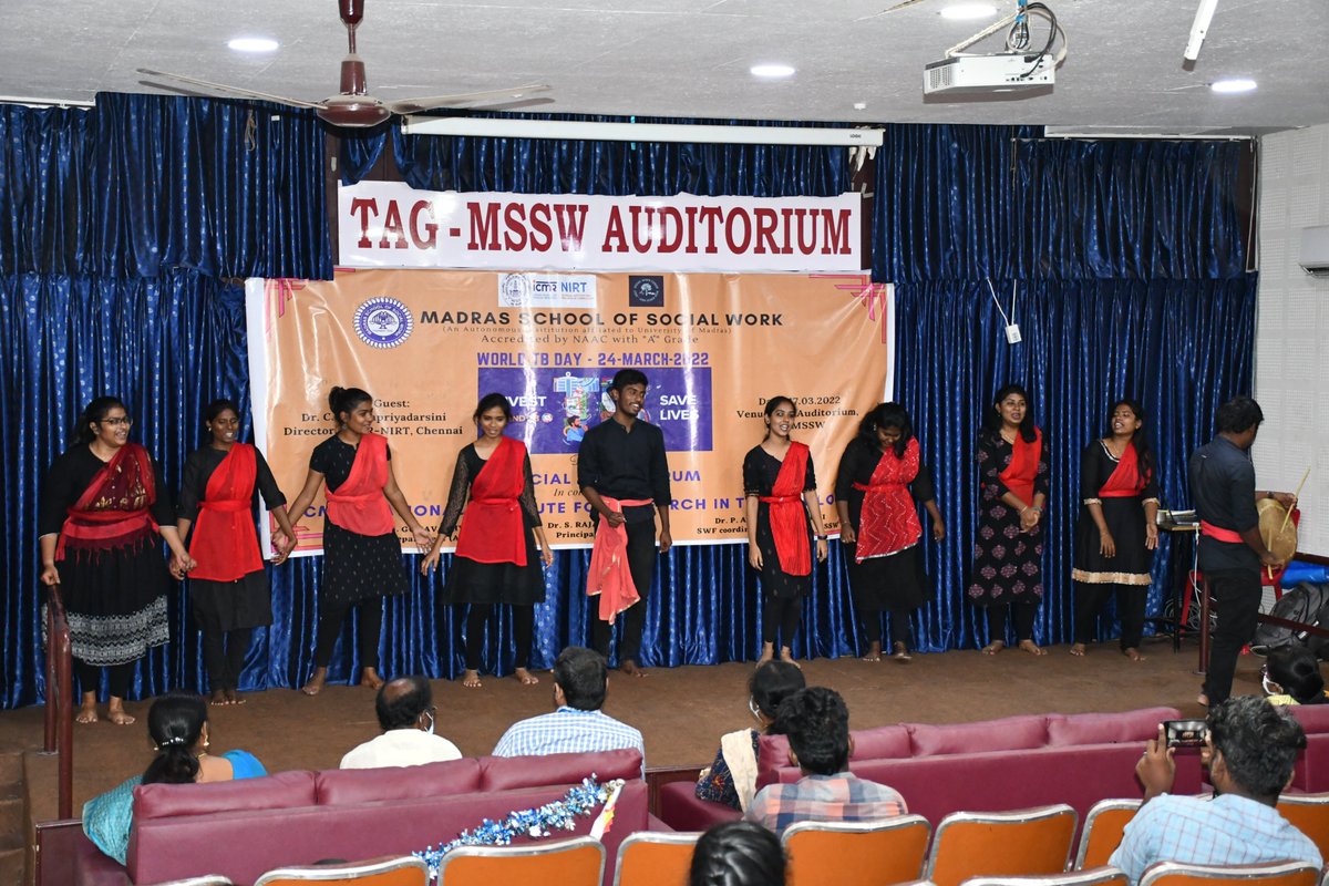 icmr_nirt's tweet photo. World TB Day - TB Awareness program 
ICMR- NIRT in collaboration with the Social work Forum of Madras School of Social Work conducted a seminar in commemoration of World TB day, 2022.
#ICMR4NewIndia @ICMRdelhi    #AmritMahotsav 
@AmritMahotsav   #India@75  @PMOIndia https://t.co/wvQjwusnqe