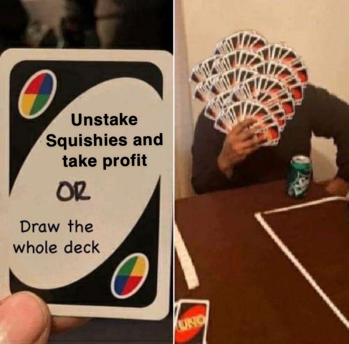 wazxwskii's tweet photo. Met with a fine match in my game of uno against @SquishiverseNFT today https://t.co/adf36mpdKF