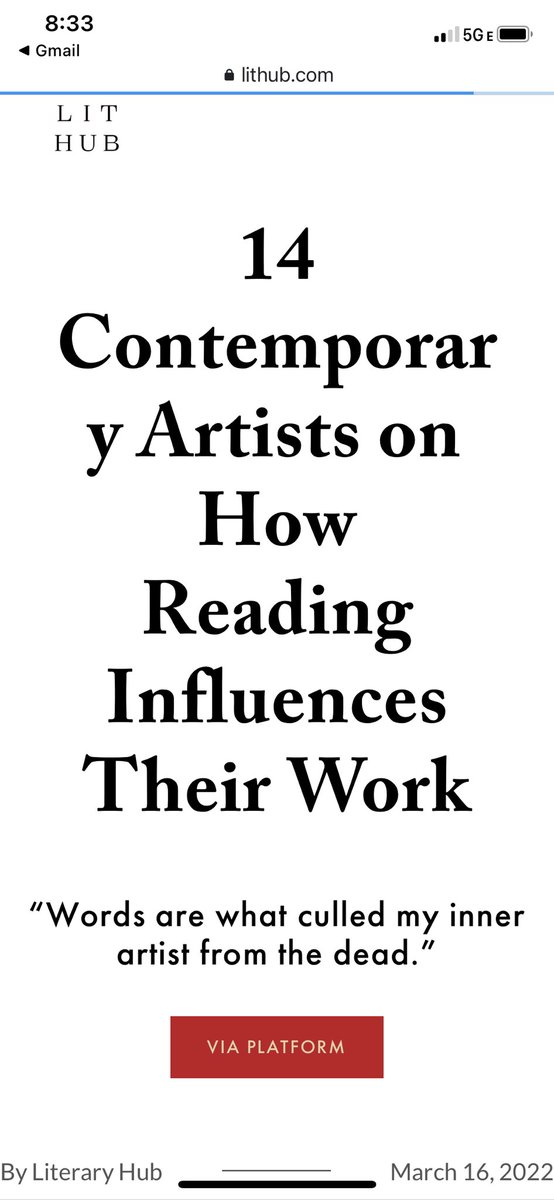 MiekeMarple's tweet photo. So honored to have 2 essays published back to back! First is a very personal essay “Masochism” published w #PlatformArt and the other is an intro to 14 artists talking about reading on @lithub❤️🔥❤️🔥❤️🔥
https://t.co/2vgIFqhqhH
https://t.co/xuVgY82flA https://t.co/TOZDC8pgn6