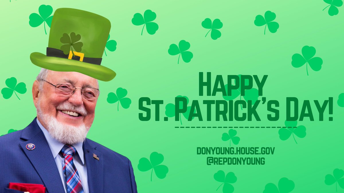 Happy #StPatricksDay, Alaska! 

Today we celebrate Irish culture in our state and across the world. Have fun and be safe!