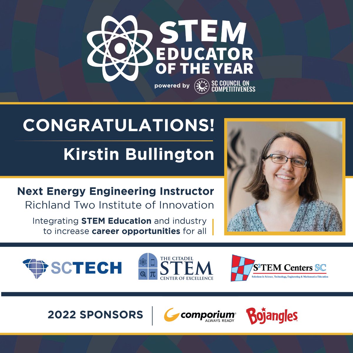 SC STEM Educator of the Year tweet media