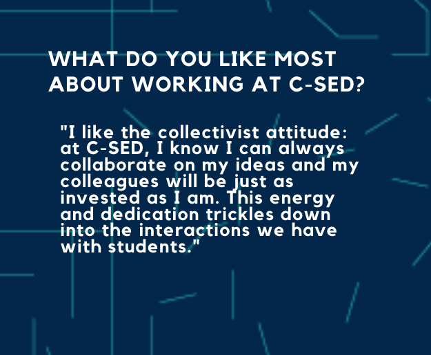 CSEDatUMICH's tweet photo. 🔆  C-SED Staff Spotlight  🔆  Meet Lawryn Fraley (she/her), MA! @frAley3 joined the C-SED team this February and answered some questions about her role at C-SED and what she’s looking forward to. Read more about Lawryn's role at C-SED 📲 Link in Bio https://t.co/a5SXUKgQj9