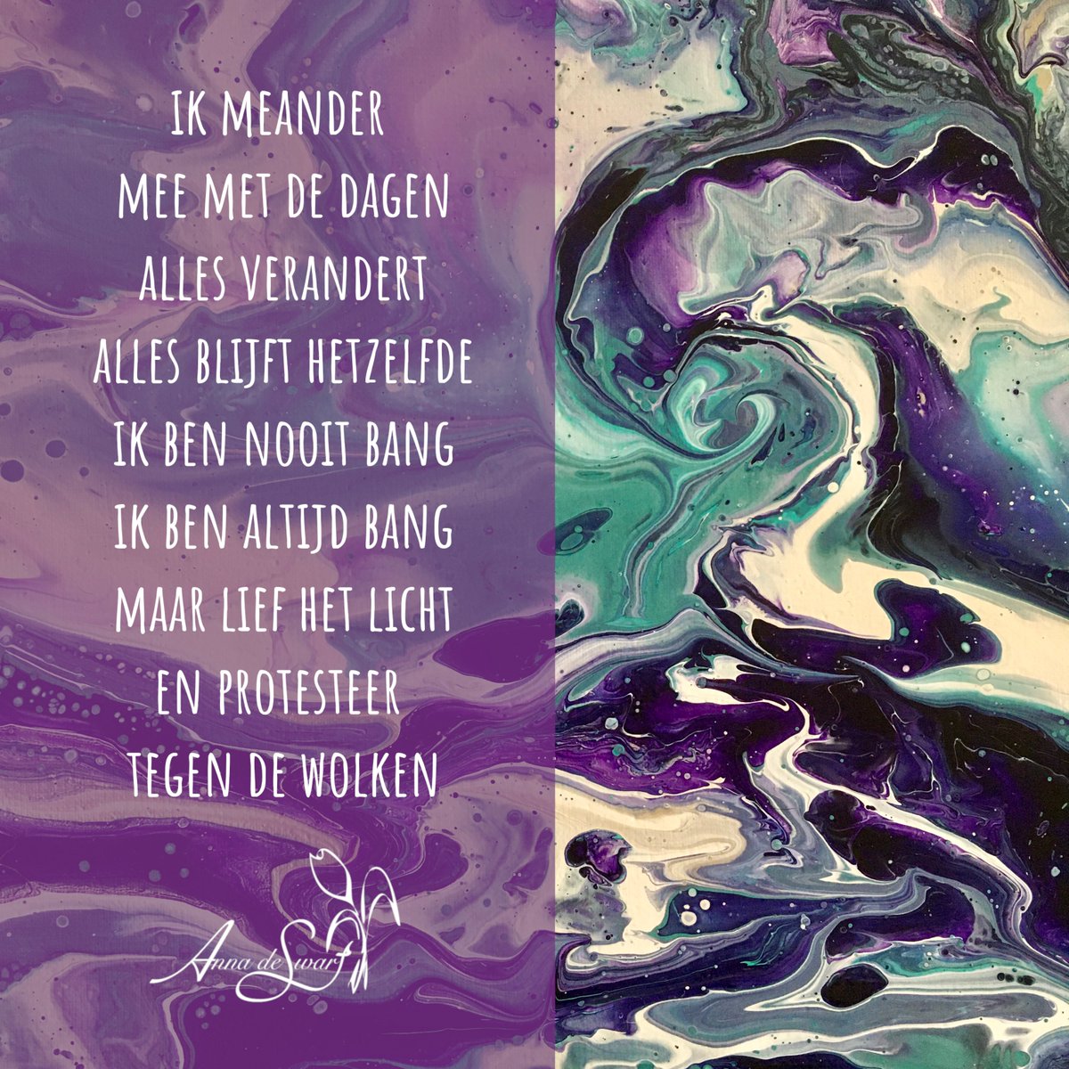 VersjesVanAnna's tweet photo. Eerst was daar het schilderij. Nu, weken later werd het gevonden door dit gedicht.
#versjesvanannadeswart #gedicht
Meer lezen? https://t.co/nmshzwWbDt https://t.co/t91J09fVj9