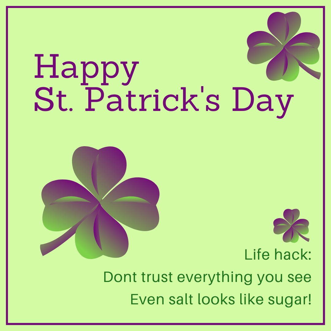 Happy #StPatricksDay 2022

Best wishes to all celebrating the day!

If your feeling #Lucky, sign up to our #newsletter and be in the chance to win £100 in web credit> bit.ly/NnNNews

#StPatricks #Shamrock #Ireland