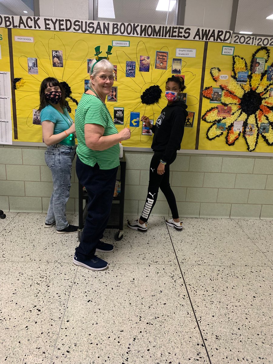 It’s Black-Eyed Susan Time!  🌻🌻Our students love helping &amp; working in the school library