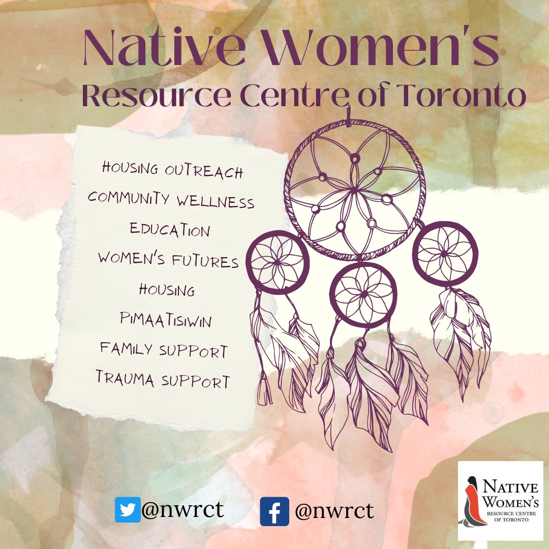 queercovid's tweet photo. The Native Women's Resource Centre of Toronto is a charity that provides a safe and welcoming space for Indigenous women and their children in the Greater Toronto Area. 

Follow them @ nwrct to get updates on their upcoming events 

https://t.co/cx2DddewC1 https://t.co/BtUTyhVwlh