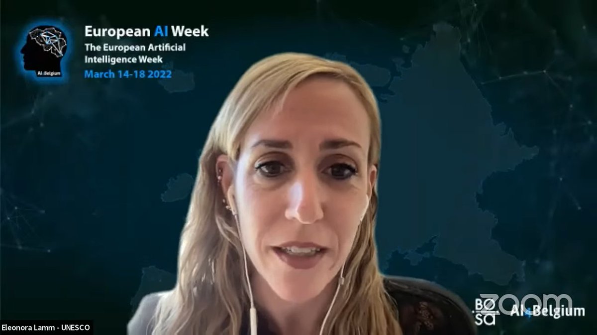 UNESCOEU's tweet image. During the #EuropeanAIWeek, @elelamm presented @UNESCO recommendations on the ethics of #AI, highlighting #UNESCO leading role in facilitating international cooperation and shaping the future of AI.

📄Recommendation: bit.ly/36mDEEO
🎥Recording: bit.ly/3ixB55P