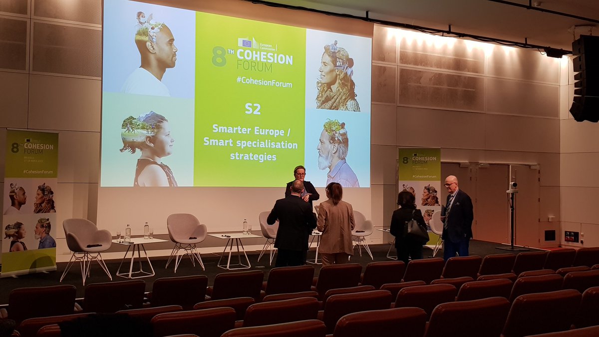CCRECEMR's tweet image. 🗣Getting ready for the breakout session on Smarter Europe/Smart specialisation strategies where @CCRECEMR President @sbonaccini will intervene!

#CohesionForum #CohesionReport