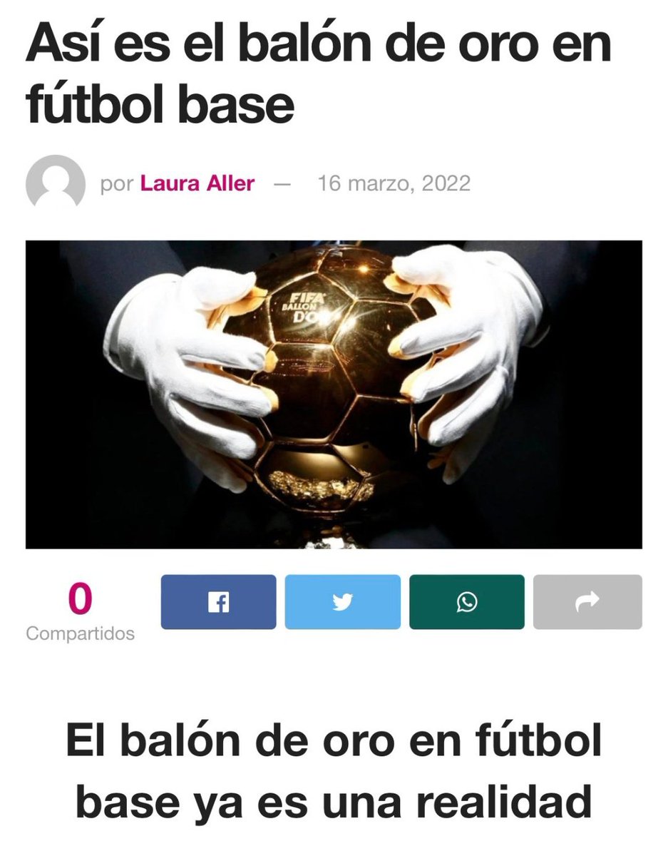 Un paso más para continuar convirtiendo el futbol base en fútbol negocio y una continuidad del futbol adulto,si ya es complicado (cada vez más) inculcar que el futbol es un deporte colectivo ..amén de los "papás de Messi" que se reproducirán como setas...cada vez peor