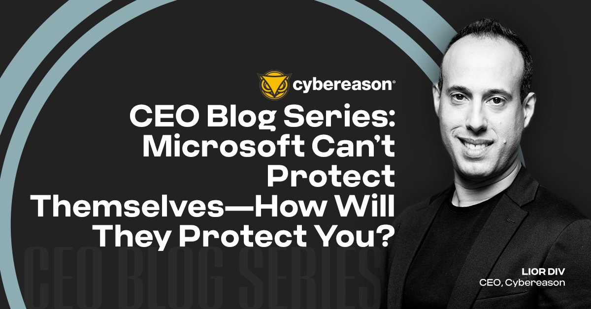 It's a bad idea to trust your security to Microsoft. cybereason.com/blog/microsoft…