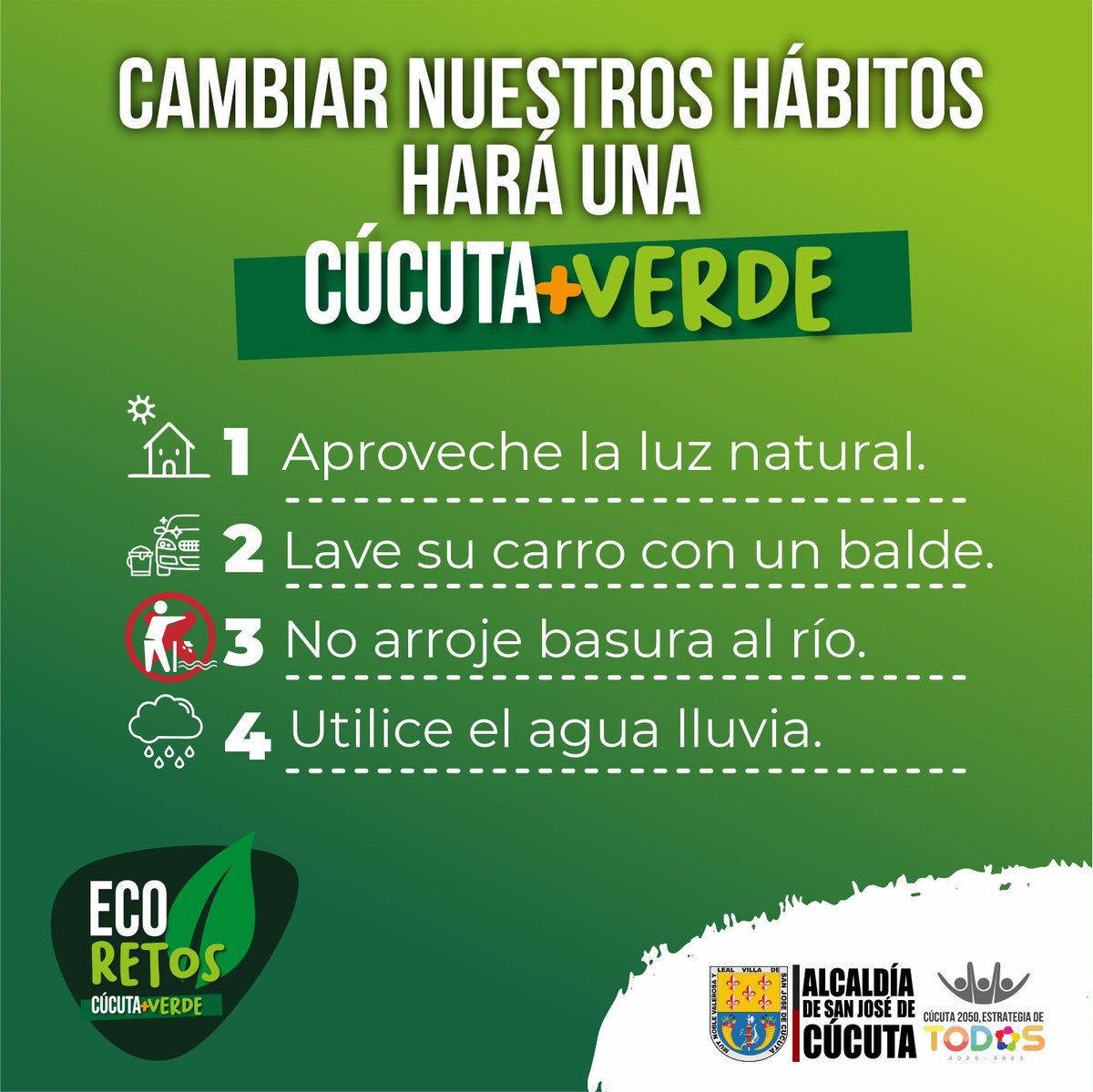 AlcaldiaCucuta's tweet photo. La vocación de servicio es uno de los principios de la cultura ciudadana. Servir es un acto lleno de pasión que se realiza en beneficio de los demás. #ColaboreMano https://t.co/B7mt5V0wu6