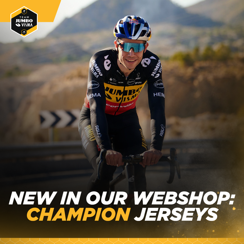 vismaleaseabike's tweet photo. New in our webshop: national champion jerseys🛍 Shine in the national colours, just like Wout, Tobias, Rohan and Timo!😎