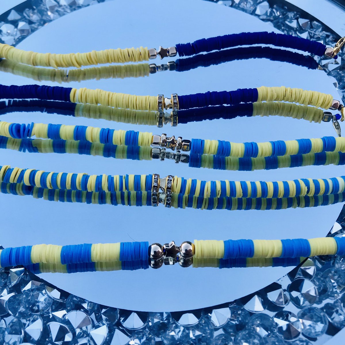 danimortimer's tweet photo. @YBB_Middle @YBB_Year6 Maddi has been making clay bead bracelets to fundraise for the people of Ukraine since last Friday evening. So far she has made 50 bracelets and raised £150. After seeing all the news reports and getting upset she wanted to do something to help 💙💛🇺🇦 https://t.co/fW7kZ0V3r4