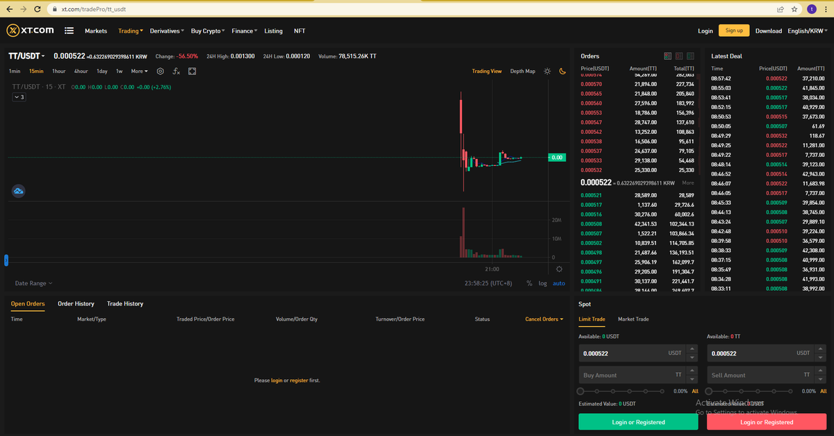 TokenTrillium's tweet photo. Good news for holders...1st trading day on https://t.co/GcdBakY6VU TT/USDT...guys its best time to buy Trillium Token on XT...🚀🚀🚀 https://t.co/cJZT2ZV46e