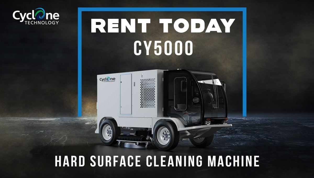 CycloneTech's tweet photo. Did you know we offer rentals? 
Rent the CY5000 and experience a Cyclone Clean! 

Check our rental rates here https://t.co/ppl9ExTmsK

#pressurewashing #rental #hardsurfacecleaningequipment https://t.co/UybixVdHxz