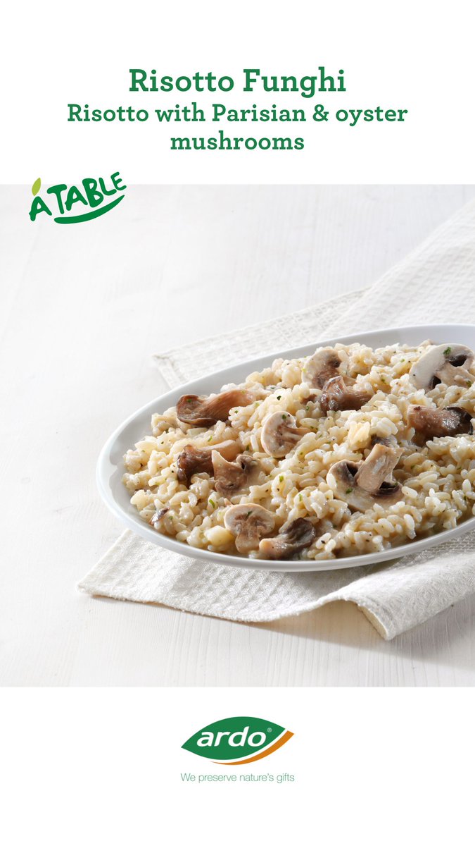 Did you know we have prepared #risottos in our range? Just heat up our Risotto Spinaci or Risotto Funghi and serve. 100% #convenience, 100% #delicious ! #vegetarian #meals #dinnertime