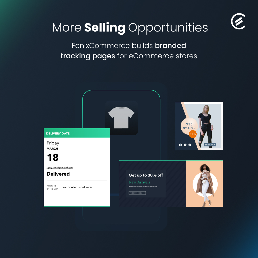 FenixCommerce's tweet photo. Customers look at tracking pages 2.5 times more than usual.
For eCommerce stores, FenixCommerce creates branded tracking pages.
https://t.co/6MtmXoZTFW
#fenixcommerce #estimateddeliverydates #shippingautomation #multipledeliveryoptions #ordertracking #ordertrackingsoftware https://t.co/NYi2Eq3bV2