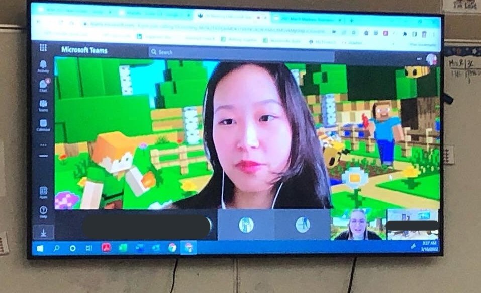 Ms_Munsterman's tweet photo. Thank you SO much to Jisoo & Andrew from the @MicrosoftEduCA and @PlayCraftLearn team to reading to our @eips students for #WeekOfInspirationalMath over the past two days! We loved hearing your stories of how you use math in your jobs! https://t.co/4GLjtaKuU4
