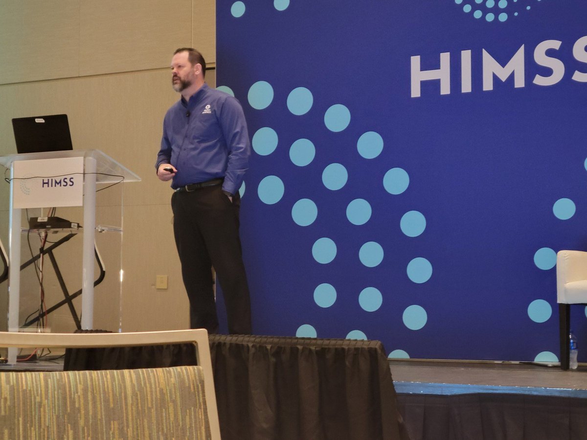DanelleAu's tweet photo. #zerotrust, it’s a matter of when, not if. 
In this #himss22 session “Practical Approach to Zero Trust”, Dayton Children's Hospital’s Christopher Kuhl and @ordrofthings CEO @iotmurphy shared how to start the zero trust journey in a practical way.  #healthcaresecurity https://t.co/94E8EWfncT