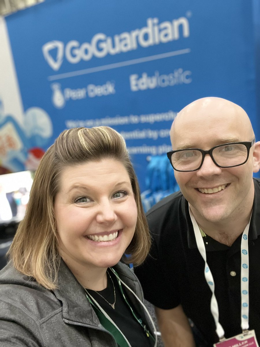Great afternoon chat with <a href="/jmattmiller/">Matt Miller 🗑️</a> - thank you for always supporting <a href="/PearDeck/">Pear Deck Learning</a> !!  Catch his breakouts this afternoon!!! 💚. #macul22 <a href="/MACUL/">MACUL</a> <a href="/goguardian/">GoGuardian</a> <a href="/PearDeck/">Pear Deck Learning</a>
