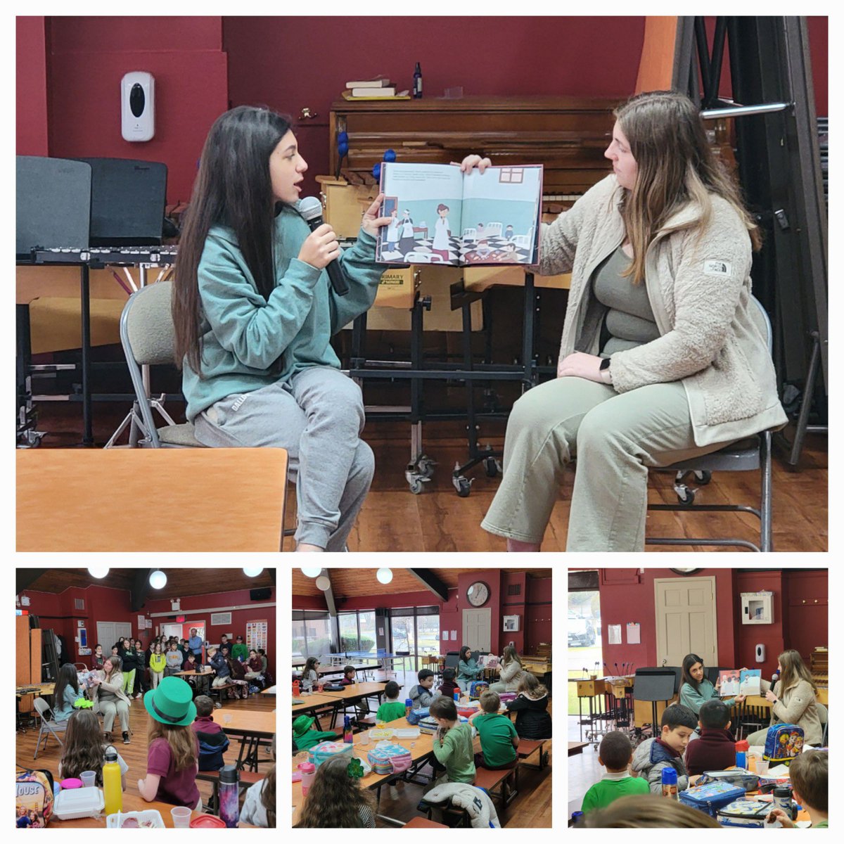 Thank you Nicole and Alissar for reading to the Lower School. We loved learning all about Maria Montessori!