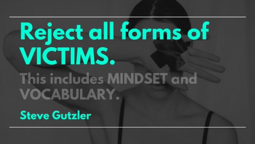 When you change from a victim to a leader mindset..it not only changes your vocabulary, it changes who and what you attract in your life. #Leadership #Success #Business