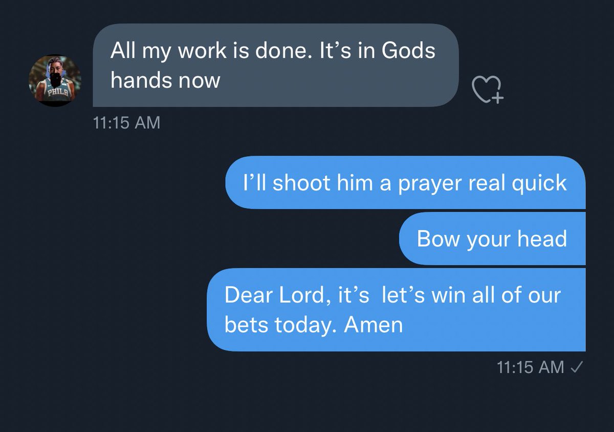 RealMikeyBets's tweet photo. This. Is. March. #Marchmadness #GodGuys https://t.co/ia7iEK01Lp