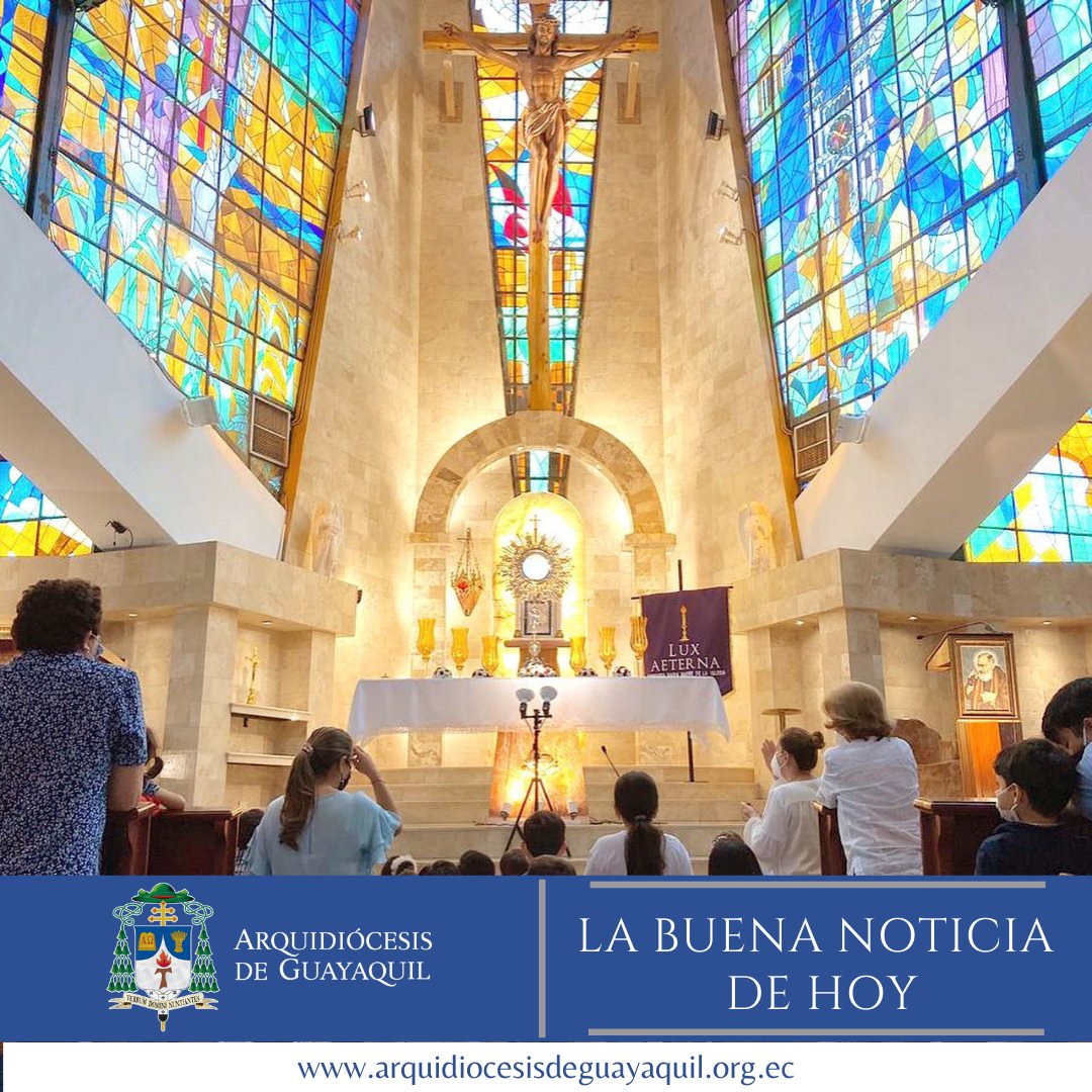 Seminario busca incentivar la #AdoraciónEucarística 

La escuela de formación Beato #CarloAcutis realizará el “Seminario de la Eucaristía” desde el 21 al 26 de marzo.
🌐 Ver la nota en: bit.ly/3Ie0w6E 

#IglesiaAlDía #Guayaquil #FelizJueves