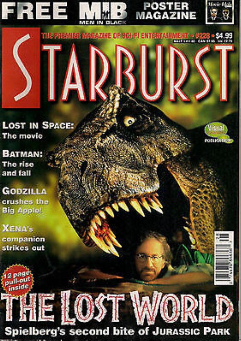 On May 23, 1997, The Lost World: Jurassic Park was released. #TheLostWorldJurassicPark #StevenSpielberg #JohnWilliams #JeffGoldblum #JulianneMoore
#PetePostlethwaite #ArlissHoward #VinceVaughn #PeterStormare #RichardAttenborough #VanessaLeeChester #HarveyJason