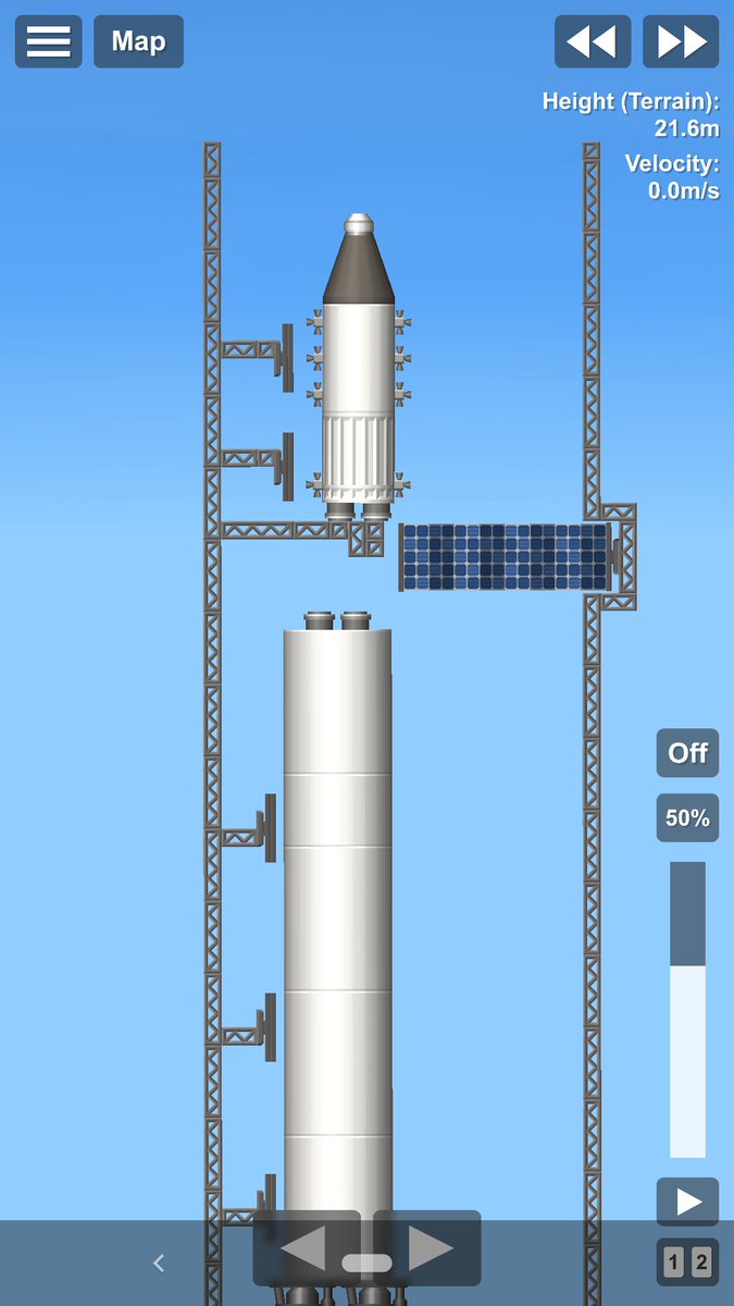 RobloxGamingMal's tweet photo. Literally my first "rocket factory", i used it to go around the earth in sfs https://t.co/BIwkiiJzug