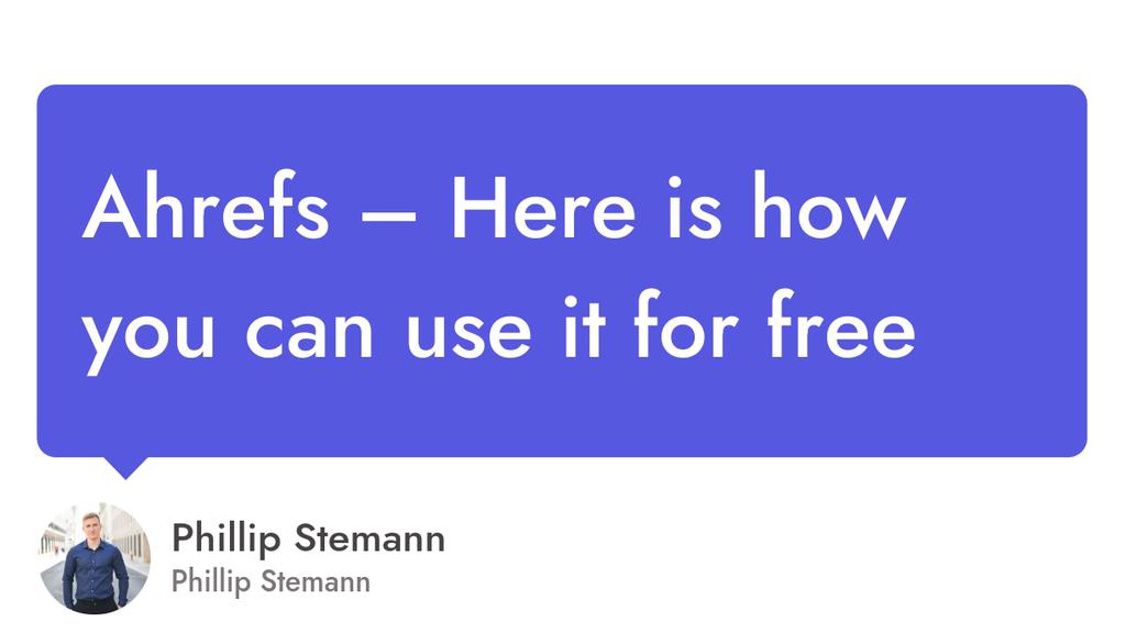 phillipstemann's tweet photo. With @ahrefs you get your domain authority, backlinks, referring domains, the amount of keywords you're ranking on which are in the database of Ahrefs, and so much more, all for free

Watch how 👉 https://t.co/AHOBv23VFY

#PremiumSeoTool #SeoTool #SiteAudit #SiteExplorer https://t.co/4baYdLfBch