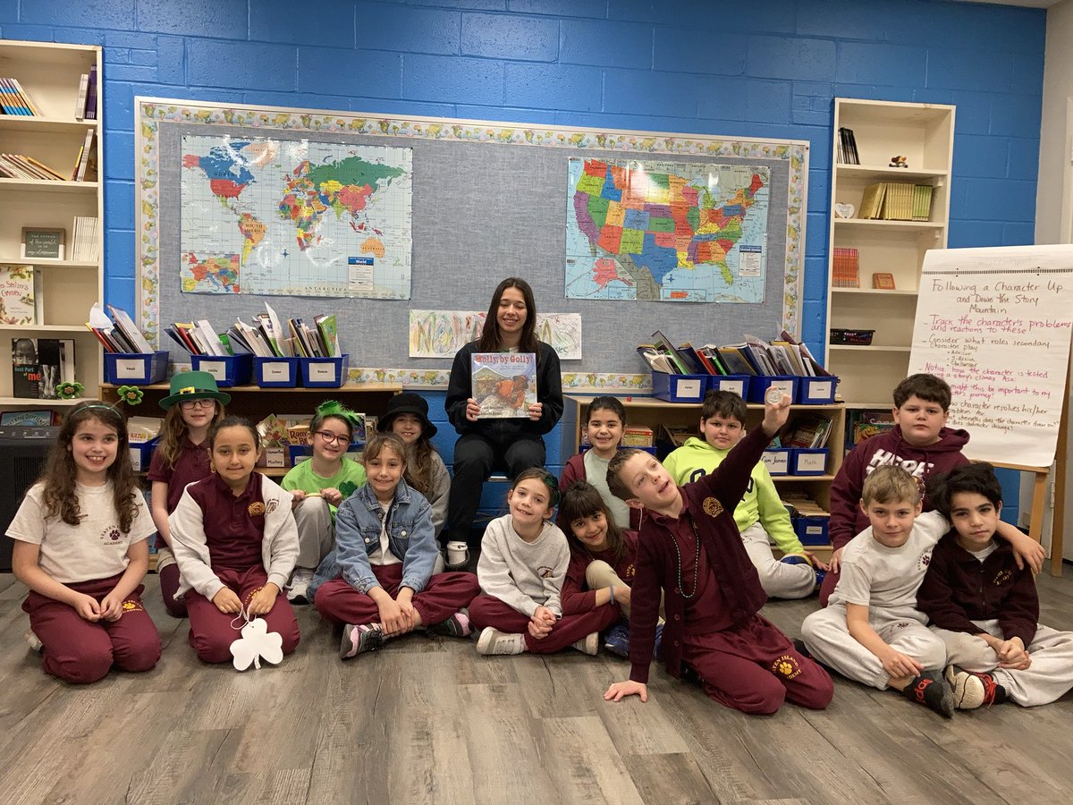 Aria read to Grade 3 today. Grade 3 is where her SIA journey started