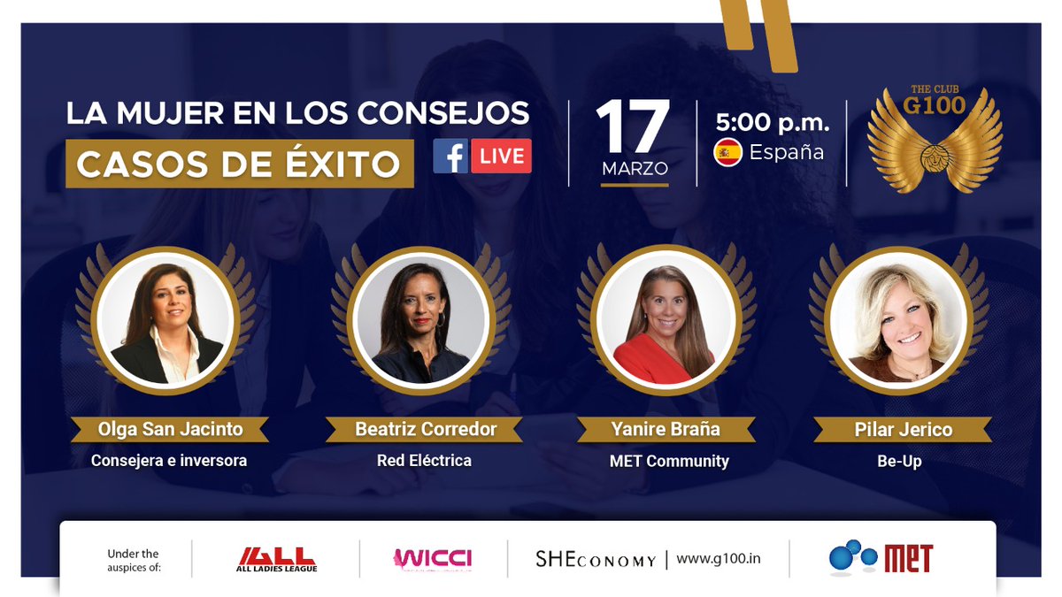 💡Conoce los consejos de mujeres valientes, brillantes y generosas, que apoyan a otras mujeres.
.
🌟Gracias <a href="/g100mentoring/">@G100Mentoring</a>: conectamos con mujeres que han logrado romper barreras.
.
👩‍💻 <a href="/OlgaSnJ/">Olga San Jacinto</a> <a href="/BeatrizCorredor/">Beatriz Corredor</a> <a href="/PilarJerico/">Pilar Jericó</a>
<a href="/yanirebrana/">Yanire Brana</a>
.
👉Síguenos: lnkd.in/ddPy2wRt