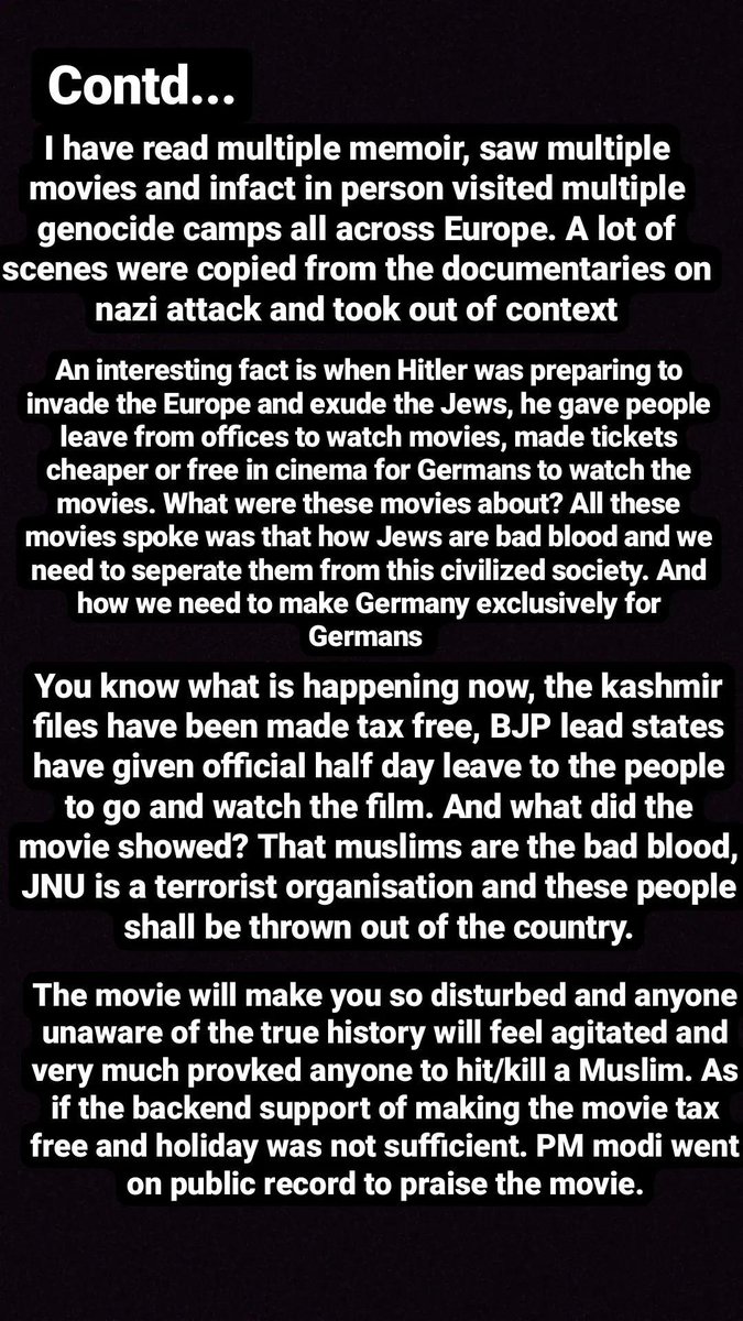 Anjali_C16's tweet photo. @KashmirFiles @vivekagnihotri 
Disappointed! https://t.co/SSg39sLF1y