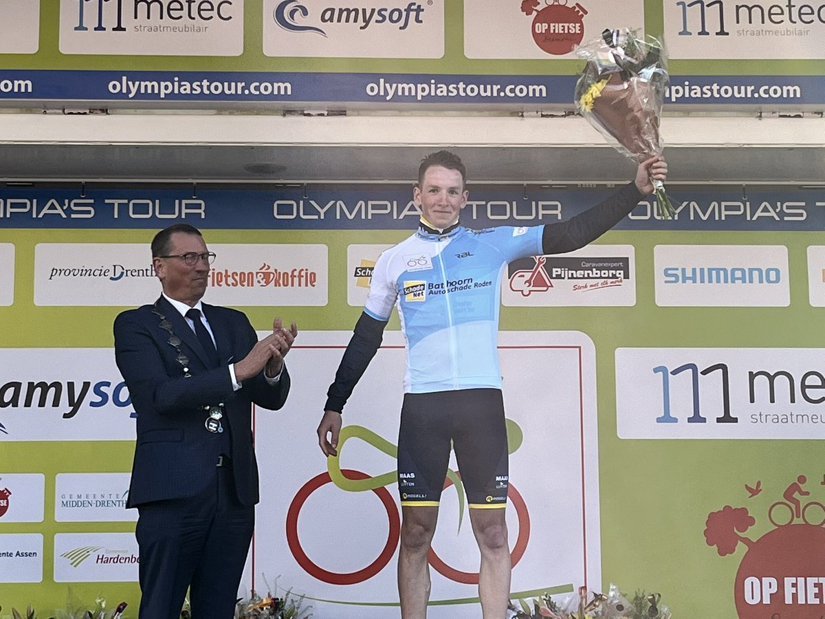 🚴‍♂️De beste clubrenner na de eerste dag: Kevin Reuvers van Willebrord Wil Vooruit in het #BathoornAutoschade <a href="/dickbathoorn/">Dick Bathoorn</a> blauw. #OT2022