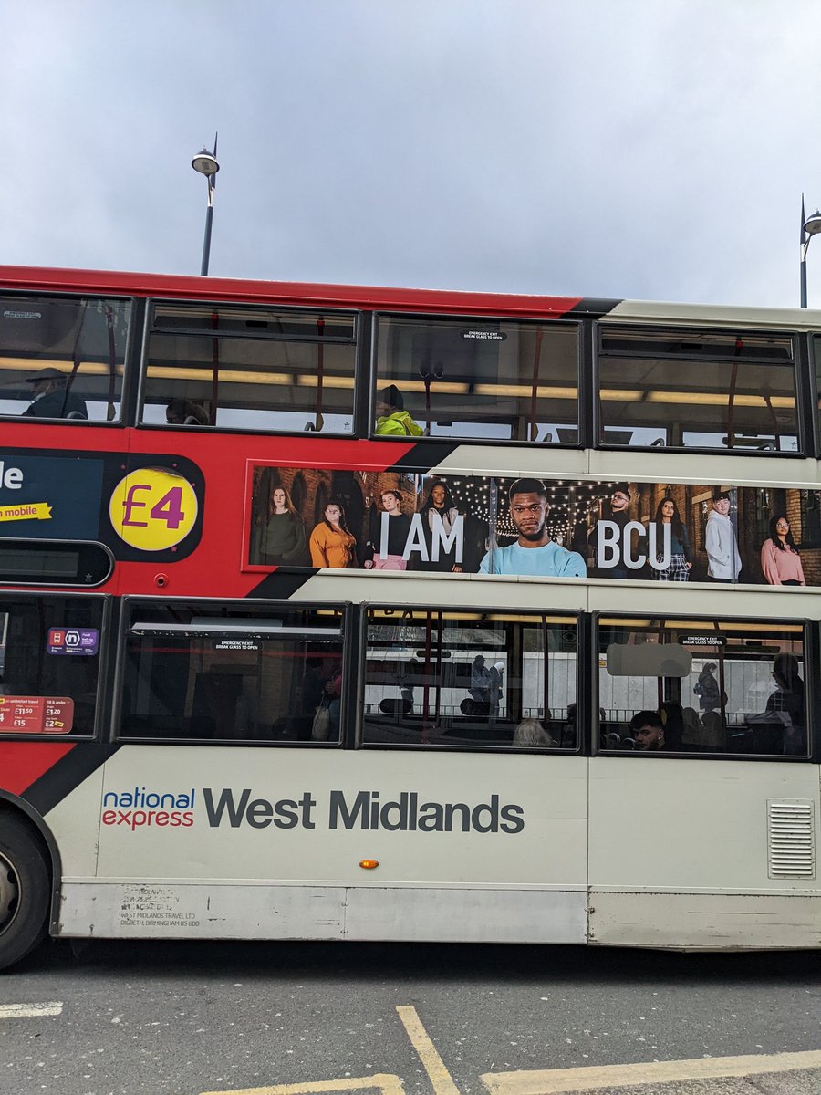 My face is on a bus! I can't believe it's actually real, and even better you can see my crutch! So proud to be a #BCU student @MyBCU
@BCU_LDnursing @BCUSU
#IAMBCU #DisabilityRepresentation #DisabilityVisibility #StudentNurse