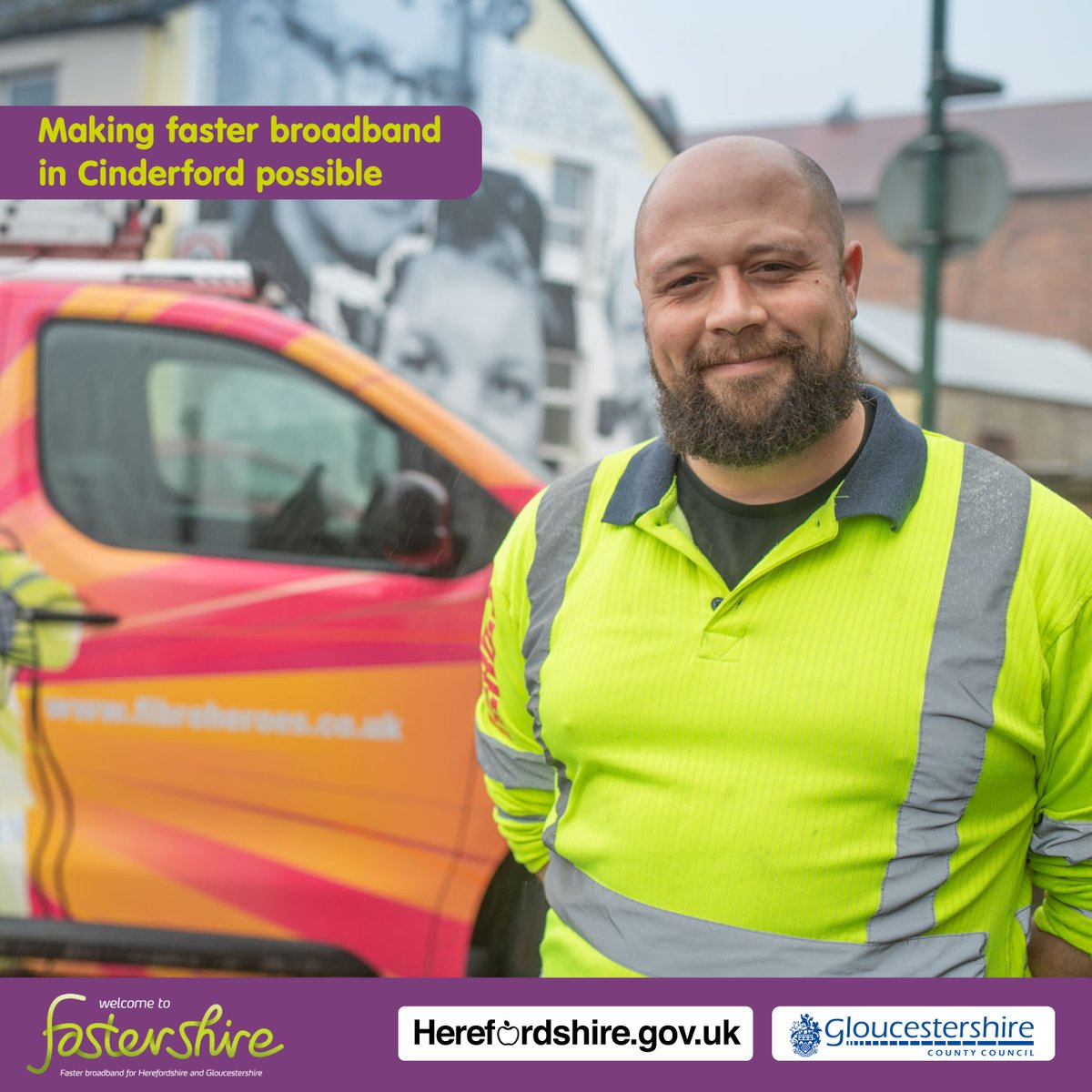 Last week, Full Fibre engineers were on-site in Cinderford helping to bring ultrafast fibre to the area.
#FibreHeroes #Cinderford