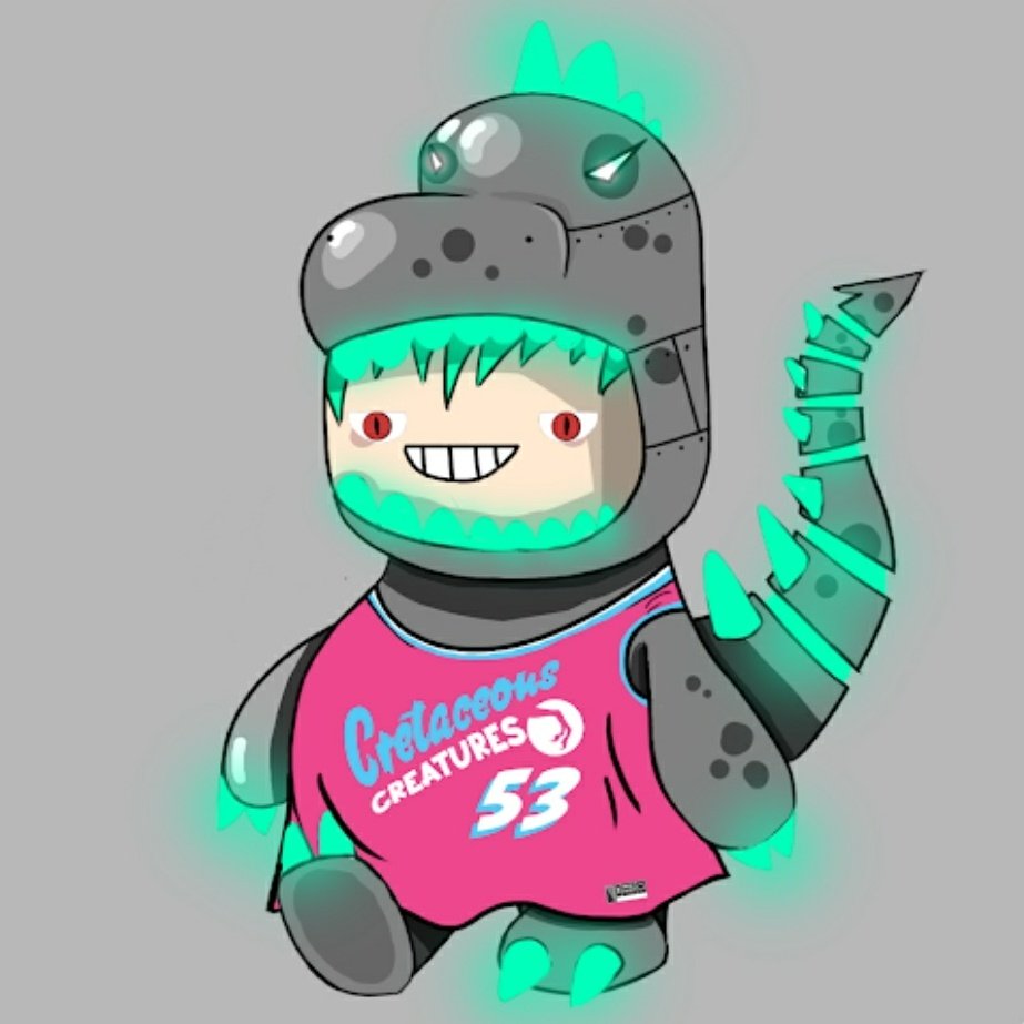 matty11912's tweet photo. @DivizionNFT @DinosChibi Gotta go with my Mecha
Chibi Dino #8689
Jersey number 11
Keen to see your work https://t.co/TtgfUOCRmc