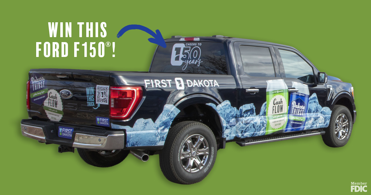 FirstDakotaAg's tweet photo. Are you feeling lucky? Register to win this Ford F150ยฎ!โจโจ Register & learn more about our 150th beer! https://t.co/8a4MZaTtP7
#stpatricksparty #irish #irishforaday #feelinglucky #lucky #winner #ford #Cheersto150Years
Terms and conditions apply. See official giveaway rules https://t.co/Z5aA31w7ah