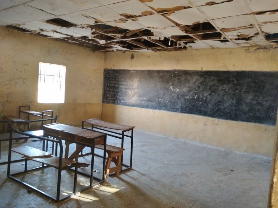 A classroom in Jigawa Primary School, Dutse 