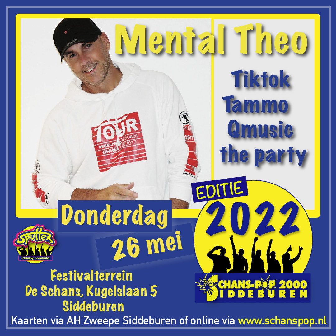 schanspop's tweet image. Donderdag 26 mei (Hemelvaart) Tickets: schanspop.nl en bij AH Siddeburen