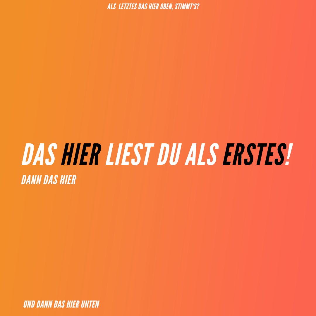 Und? Hatten wir recht? 😋

Wenn ja, bist Du nicht alleine. Mit der richtigen Positionierung der Texte, kannst Du leicht die Aufmerksamkeit des Lesers lenken. #livewelt hilft dir dabei!

#agentur #gütersloh #owl #marketing  #onlinemarketing #socialmediatipps #marketingagentur