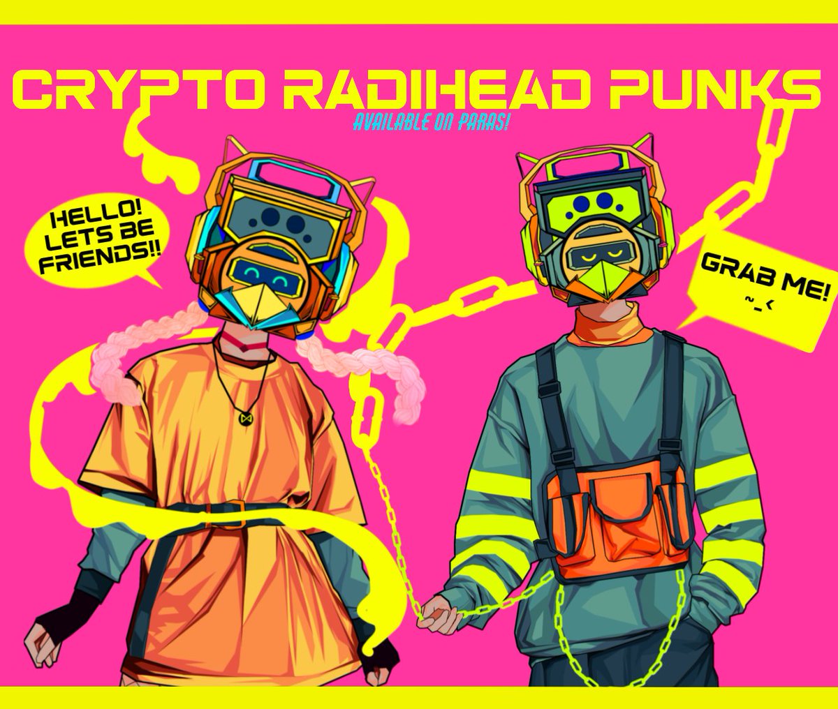 liliaciaxx's tweet photo. New drops of CRYPTO RADIHEAD PUNKS is now available 
@ParasHQ !. Please check and grab them please!!! 
https://t.co/6ZBV7Xzwor
https://t.co/tEudmjxueo
@NEARProtocol
@NEARPhilippines
@NearNft
@teamnearster
@NearNft
@NFTBUZZ
 @WarrenWowo

#NFT #nearNFTs #pfpNFT #NEARnft https://t.co/MAnZqOT1pT