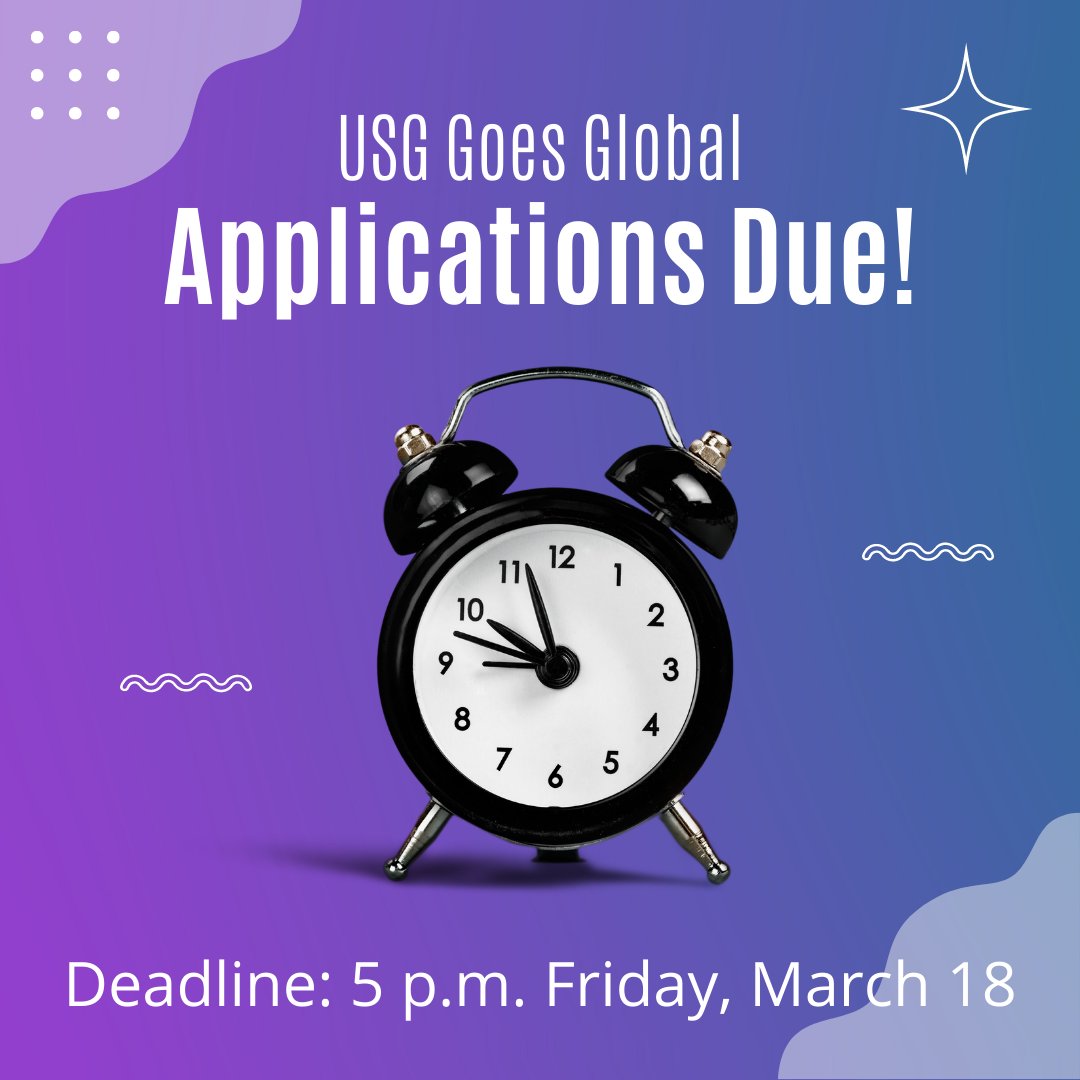 knightsabroad's tweet photo. TOMORROW is the deadline to complete applications and pay deposits for USG Goes Global #StudyAbroad programs for summer. Don't miss out! https://t.co/ruAWeAV3MA
#KnightsAbroad #international #learning #adventure #travel https://t.co/8heO1MHQfg