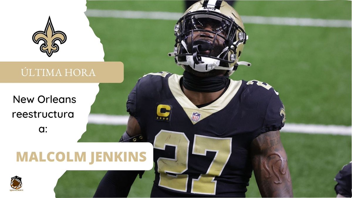 ElQuintoDown's tweet photo. Los #Saints liberan $30 millones de dólares en espacio salarial reestructurando los contratos del S Malcolm Jenkins, el CB Bradley Roby, el LB Demario Davis y el QB Taysom Hill.

¿El tope salarial de Deshaun Watson? $40MDD👀👀 https://t.co/AzoUV86mpp