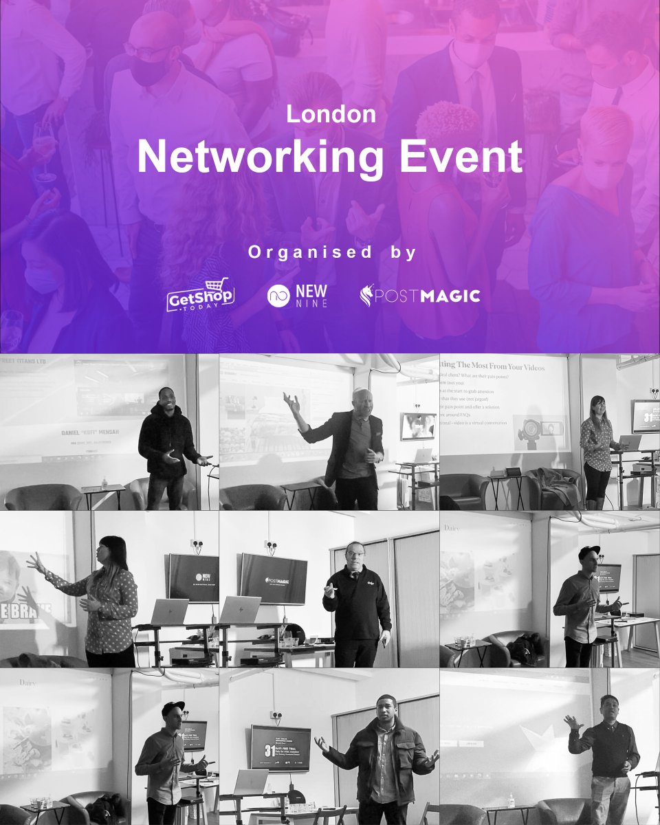 PostMagicUK's tweet image. Hoping to see you all today at our business networking event!
Our speakers today:
Indra @PostMagicUK
Samuel firstratemarketing..com
Kayode @Caena_io
Humayun @GetshopToday, @NewNineUK, @Card1.io
#networkingeventlondon
#networkingevent
#businessnetworking