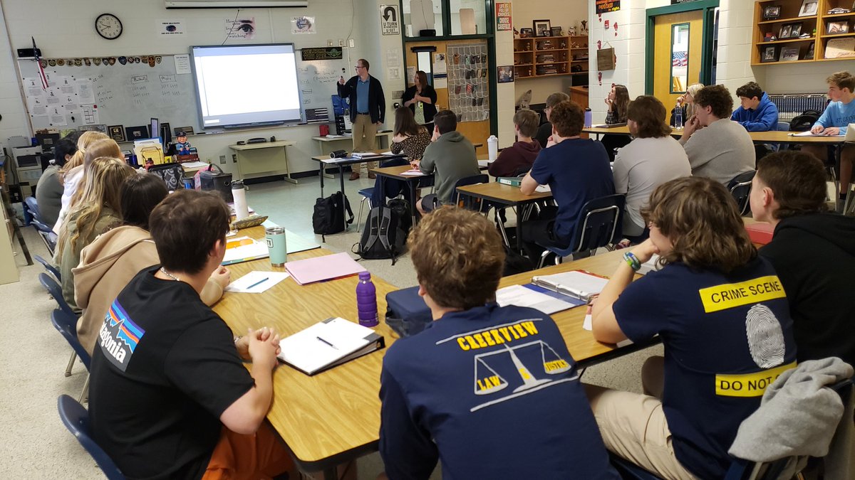 Law classes getting an in depth look at some careers with our guests from the Office of Probations. <a href="/CVHSGrizzlies/">CVHS Grizzly Athletics</a>